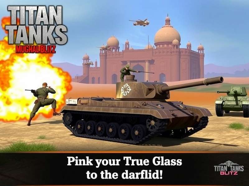 Titan Tanks Mughal Blitz Gameplay Screenshot